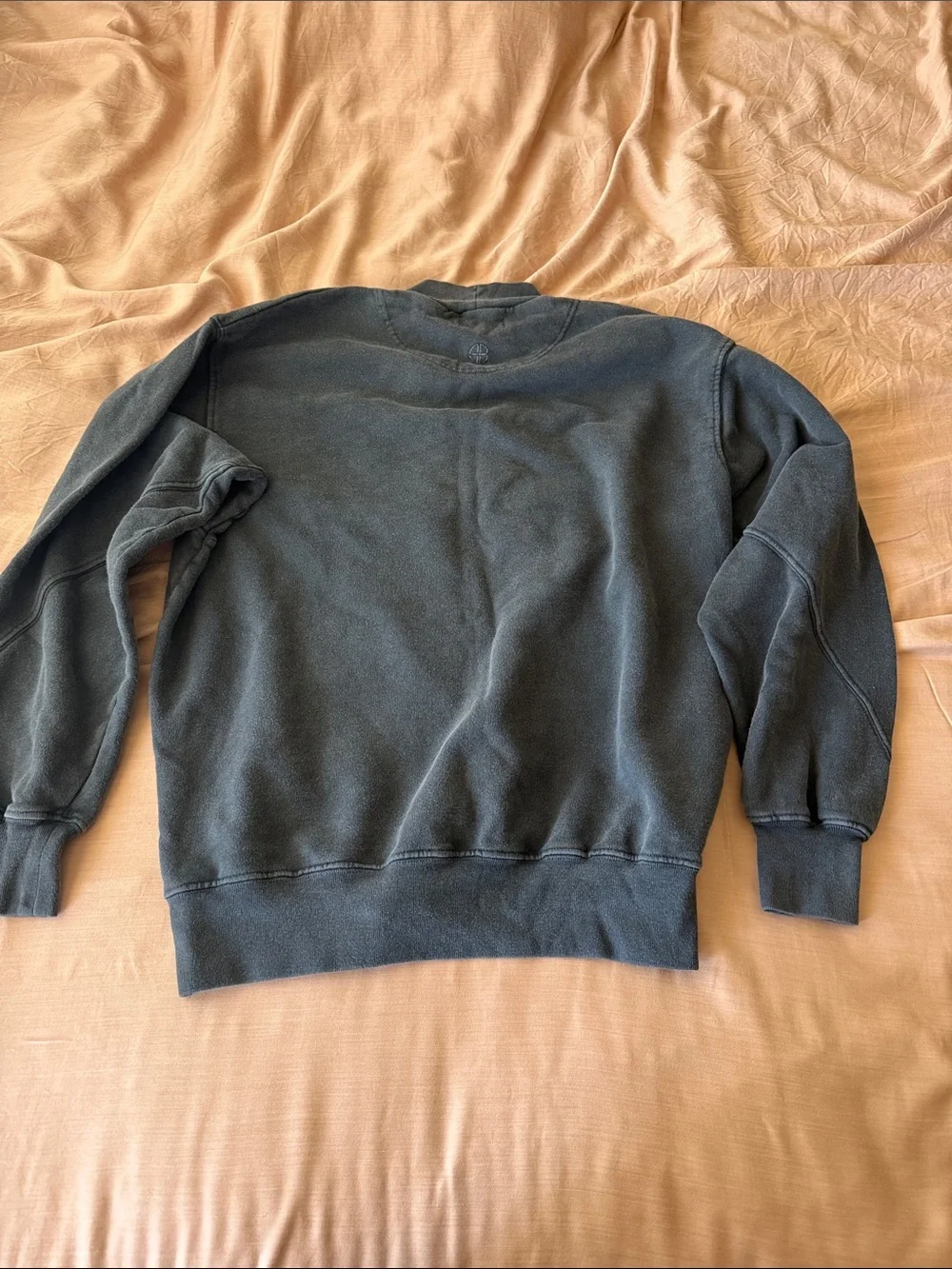 Anine Bing Graphic Gray Saint Revolution Sweatshirt Size S - Picture 8 of 9